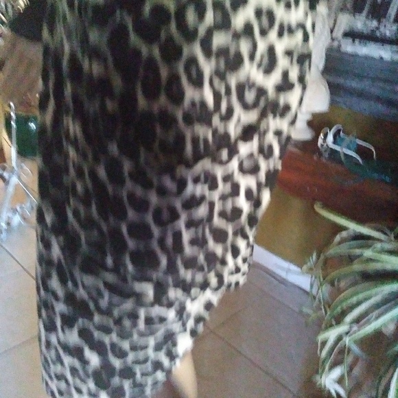 Gift to customer Black leopard mini skirt - Picture 5 of 6